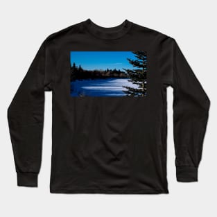 Winter Late Day Shadows. Long Sleeve T-Shirt